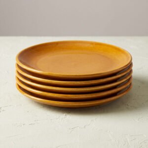 Honey-Glaze Side Plates, Set of 6