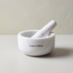Marble Mortar and Pestle