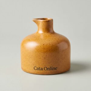 Stoneware Oil Cruet