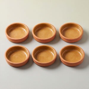 Terracotta Tapas Cazuelitas, Set of 6